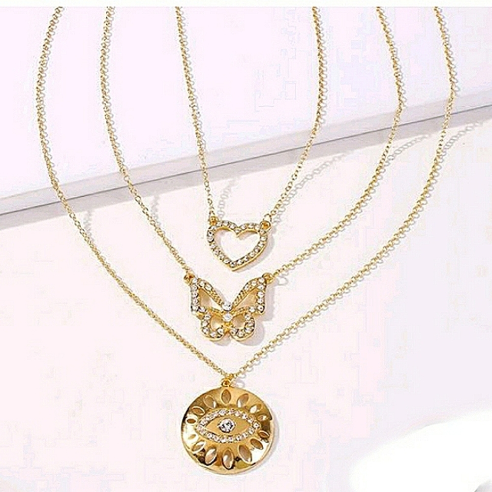Layered Charm Necklace